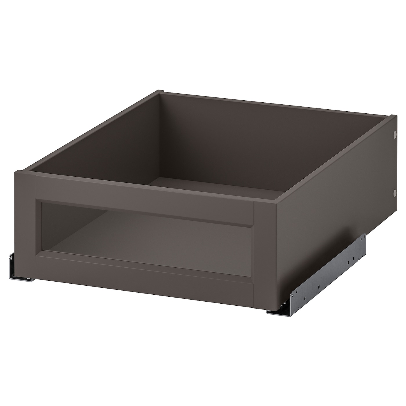 Ящик с фронтальной панелью - IKEA KOMPLEMENT, 50x58 см, темно-серый КОМПЛИМЕНТ ИКЕА