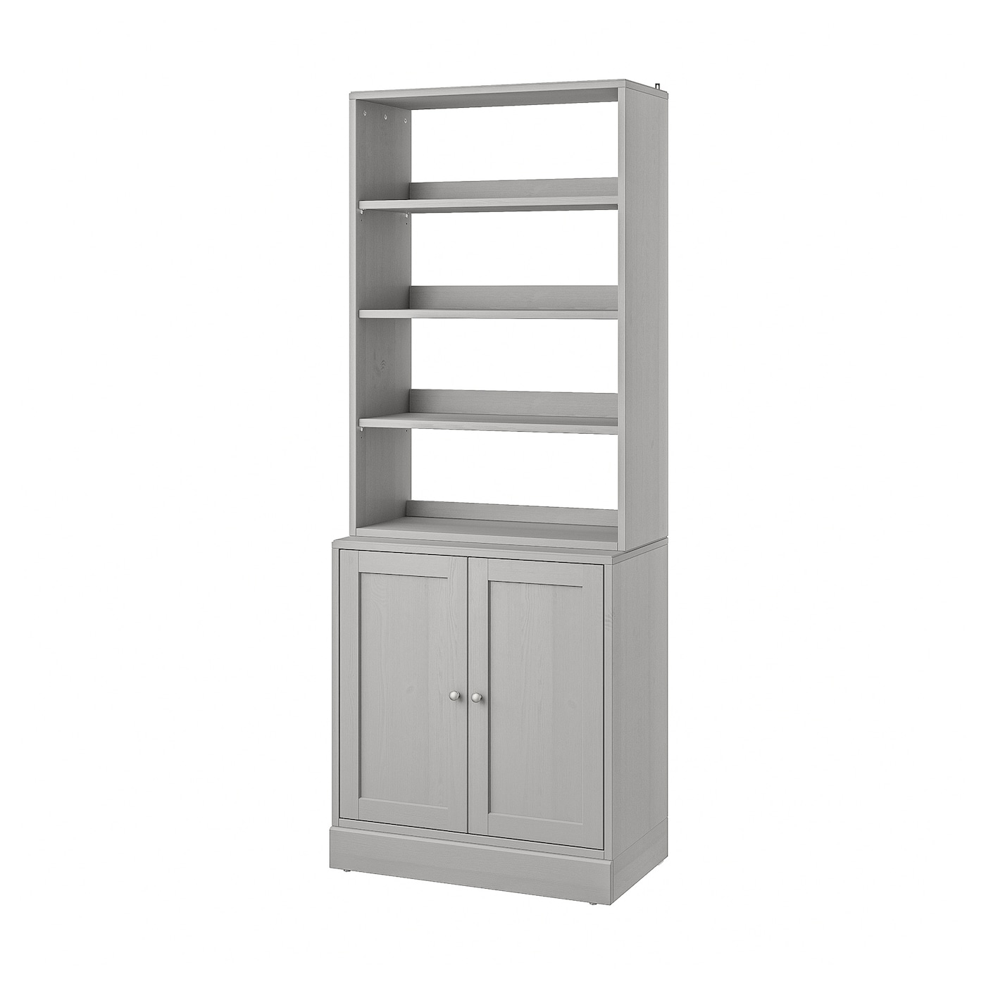 Книжный шкаф - HAVSTA IKEA/ ХАВСТА ИКЕА,  212х81 см, серый