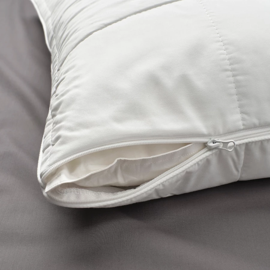 Наволочка для подушки - ÄNGSKORN / АNGSKORN IKEA/ АНГСКОРН  ИКЕА,, 50х60 см, белый (изображение №2)