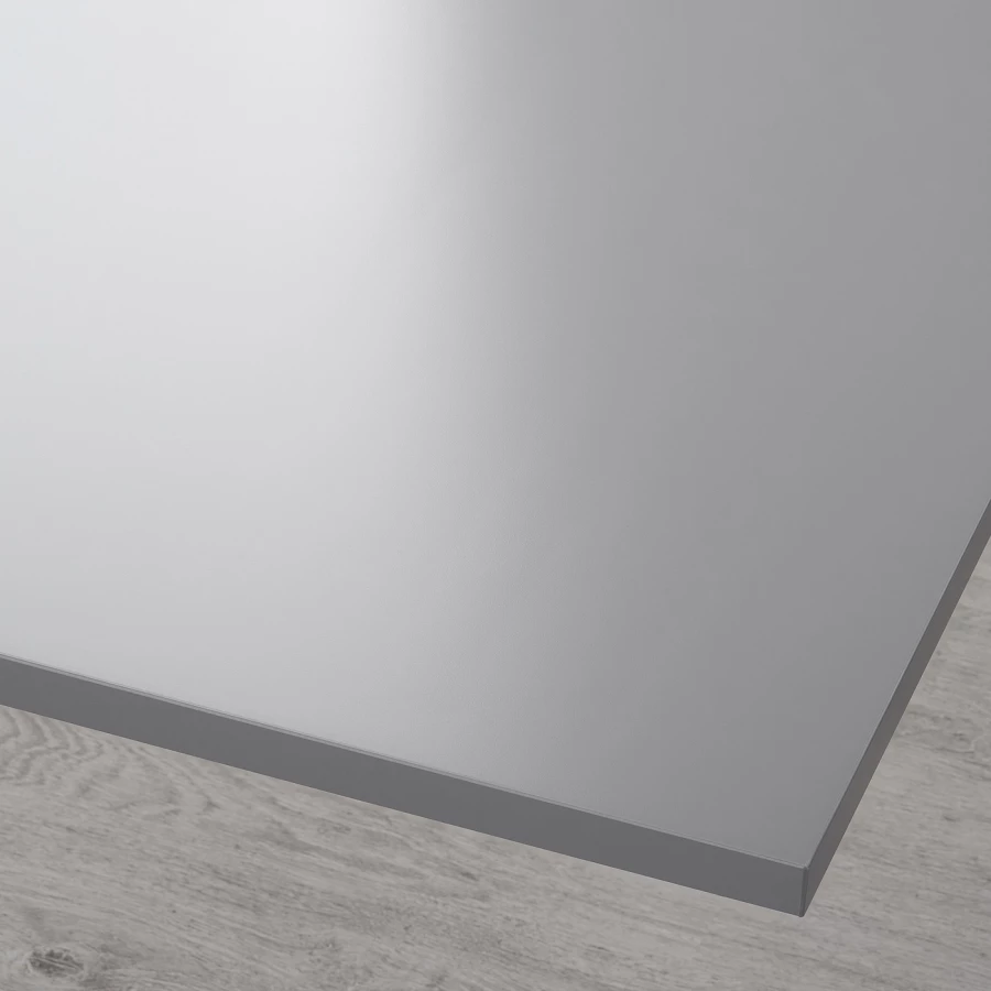 Столешница - IKEA RODULF/РОДУЛЬФ ИКЕА, 140х80 см, серый (изображение №2)