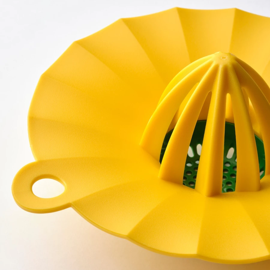 Соковыжималка для цитрусовых - IKEA UPPFYLLD, 7x15см, желтый, УППФИЛЛД ИКЕА (изображение №2)