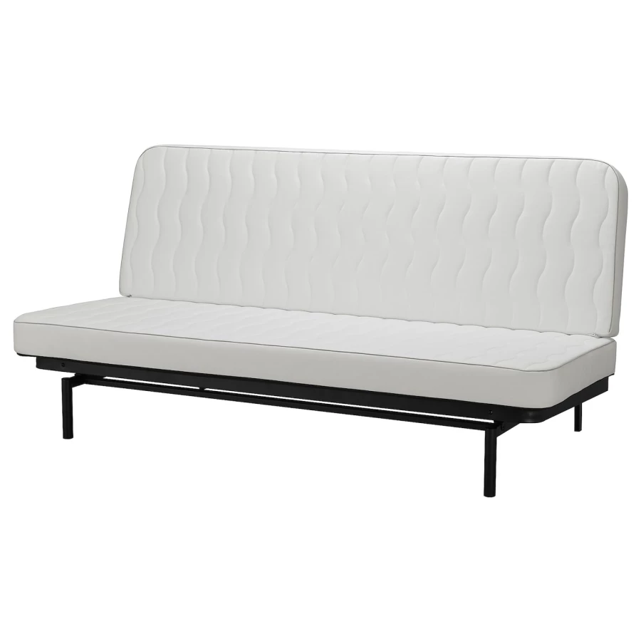 Матрас для двуспальной кровати - NYHAMN IKEA/НИХАМН ИКЕА  140x200 см, белый (изображение №2)