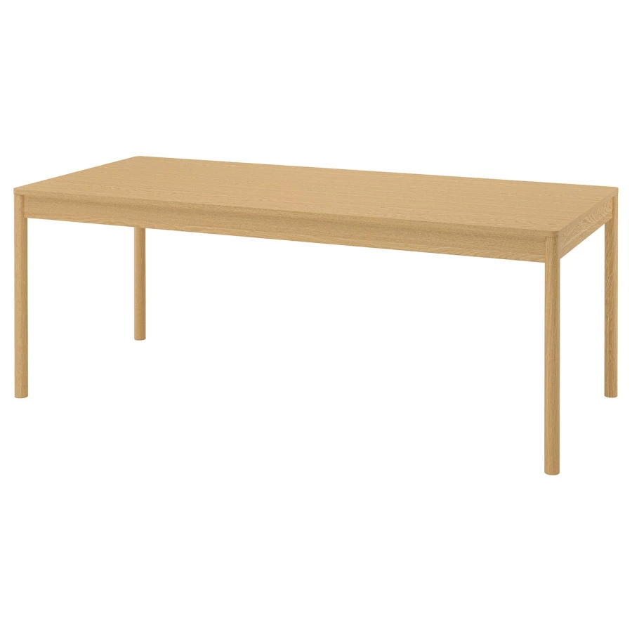 Стол  - IKEA TONSTAD/ТОНСТАД ИКЕА, 200х85 см, светло-коричневый (изображение №1)