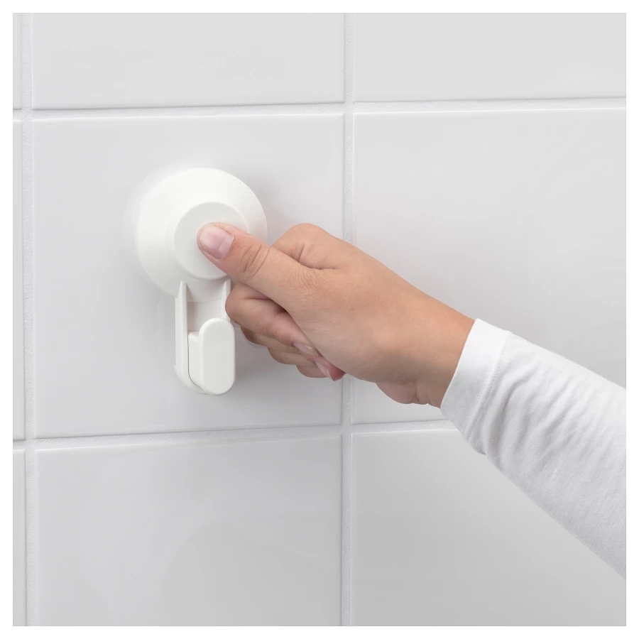 Держатель для рулонов туалетной бумаги - TISKEN IKEA/ ТИСКЕН ИКЕА,  15 см, белый (изображение №9)