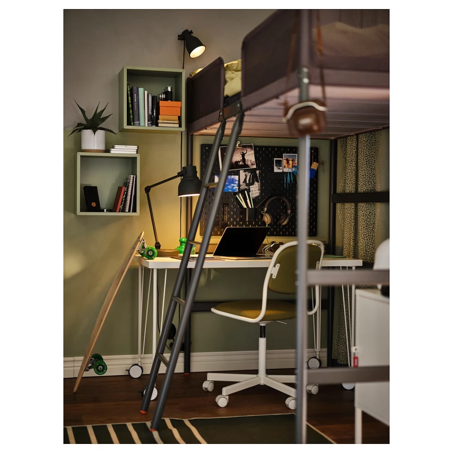 Настольная столешница - IKEA LAGKAPTEN/ЛАГКАПТЕН ИКЕА, 140х60х3,4 см, белый (изображение №2)