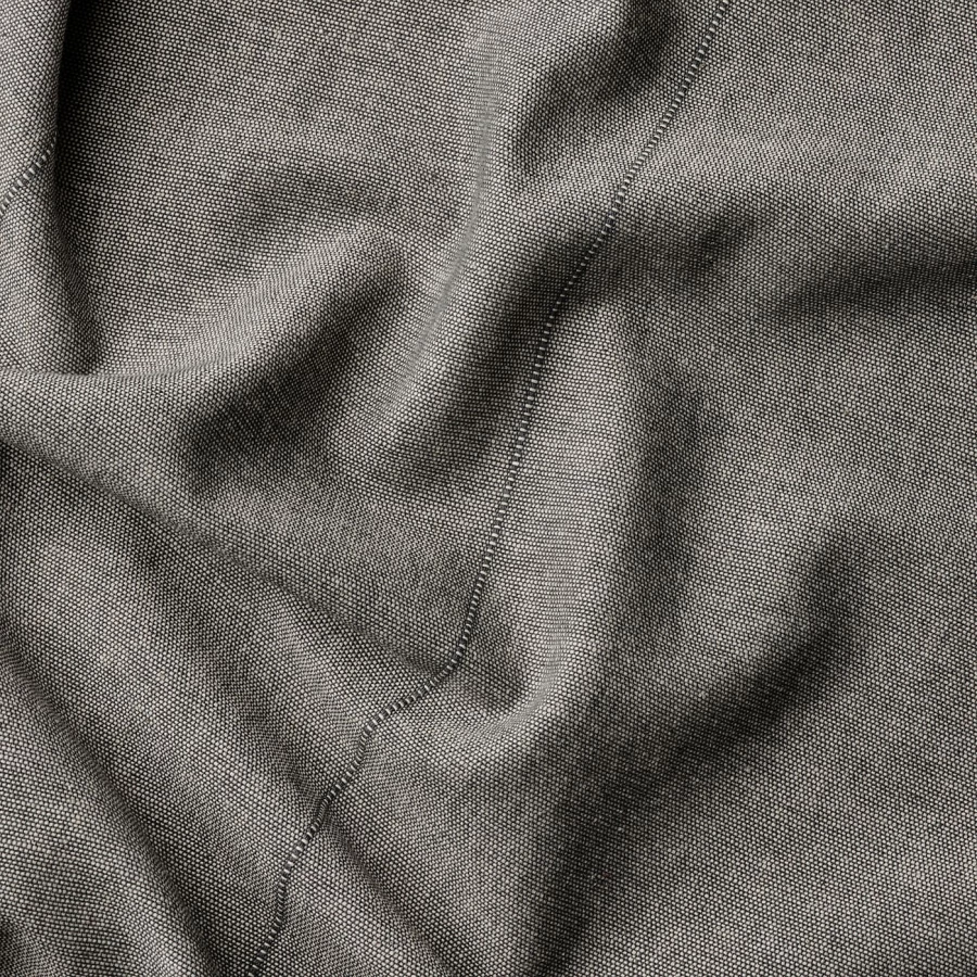 Штора, 2 шт. - IKEA LENDA, 300х140 см, темно-серый, ЛЕНДА ИКЕА (изображение №2)