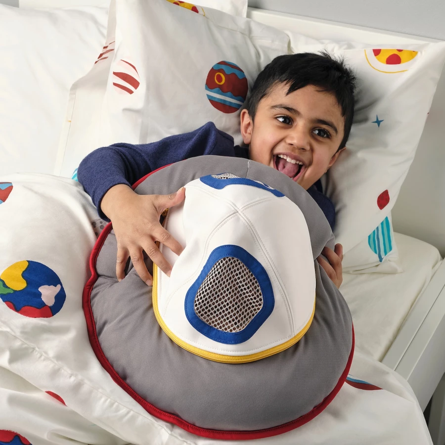 Мягкая игрушка космический корабль - IKEA AFTONSPARV/АФТОНСПАРВ ИКЕА, разноцветный (изображение №2)