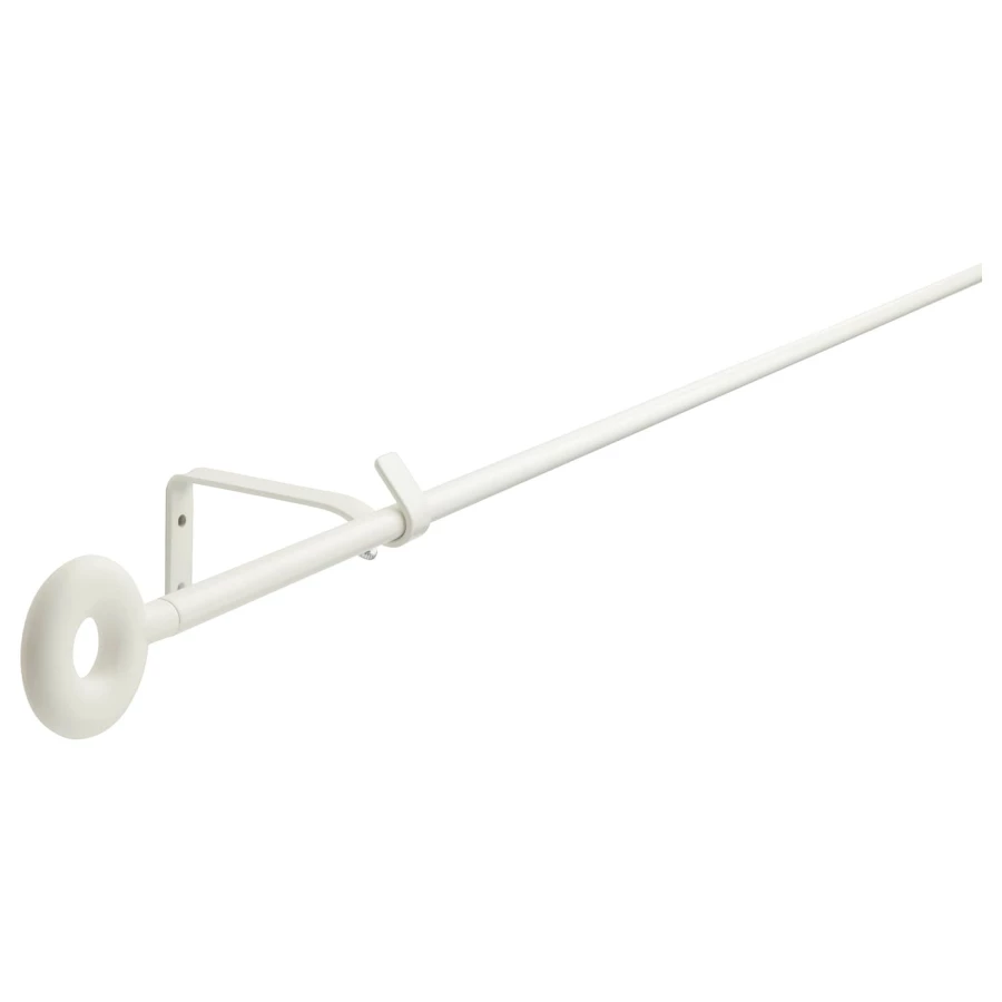 Карниз для штор - IKEA IRJA, 140 см, белый, ИРЬЯ ИКЕА (изображение №1)