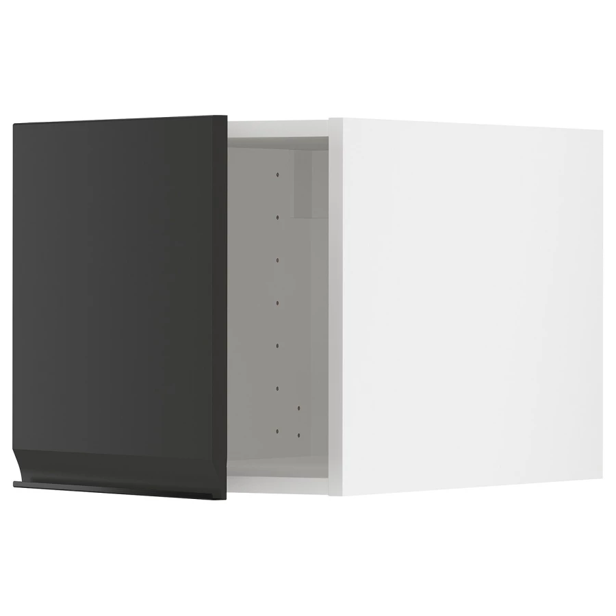 METOD Навесной шкаф - METOD IKEA/ МЕТОД ИКЕА, 40х40 см, белый/черный (изображение №1)