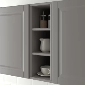 Второе фото. Открытый шкаф - TORNVIKEN IKEA/ ТОРНВИКЕН ИКЕА, 60х20 см, серый