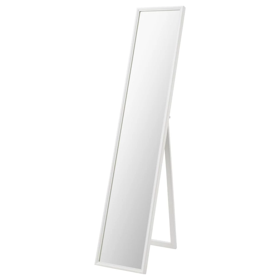 Зеркало - FLAKNAN IKEA/ ФЛАКНАН ИКЕА, 150х30 см, белый (изображение №1)
