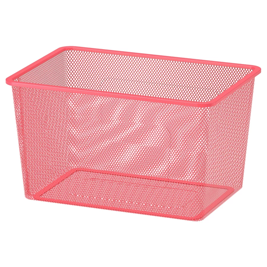Ящик для хранения - IKEA TROFAST/ ТРУФАСТ ИКЕА, 42x30x23 см, розовый (изображение №1)