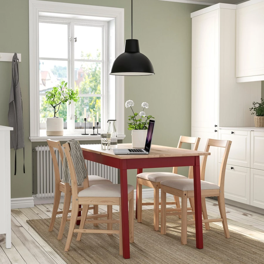 Набор кухонных столов  - PINNTORP IKEA/ПИННТОРП ИКЕА, 125 см, коричневый (изображение №2)