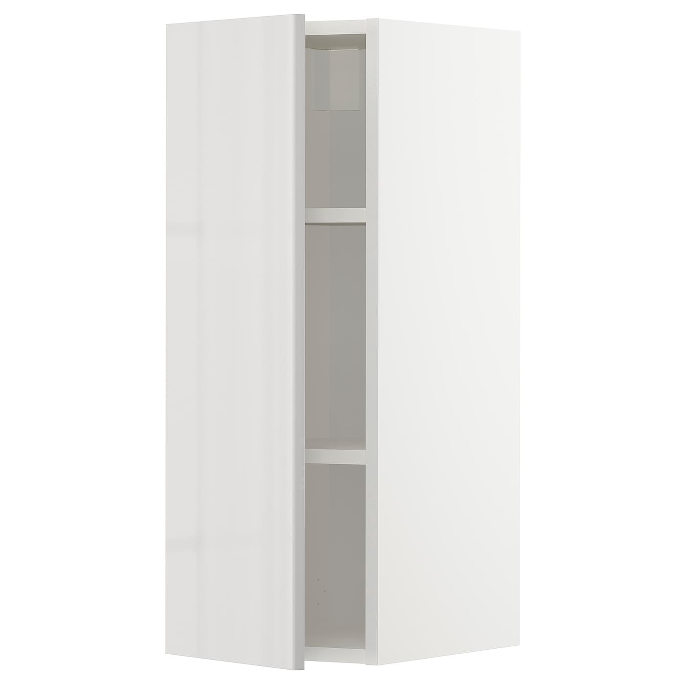 Навесной шкаф с полкой - METOD IKEA/ МЕТОД ИКЕА, 80х30 см, белый