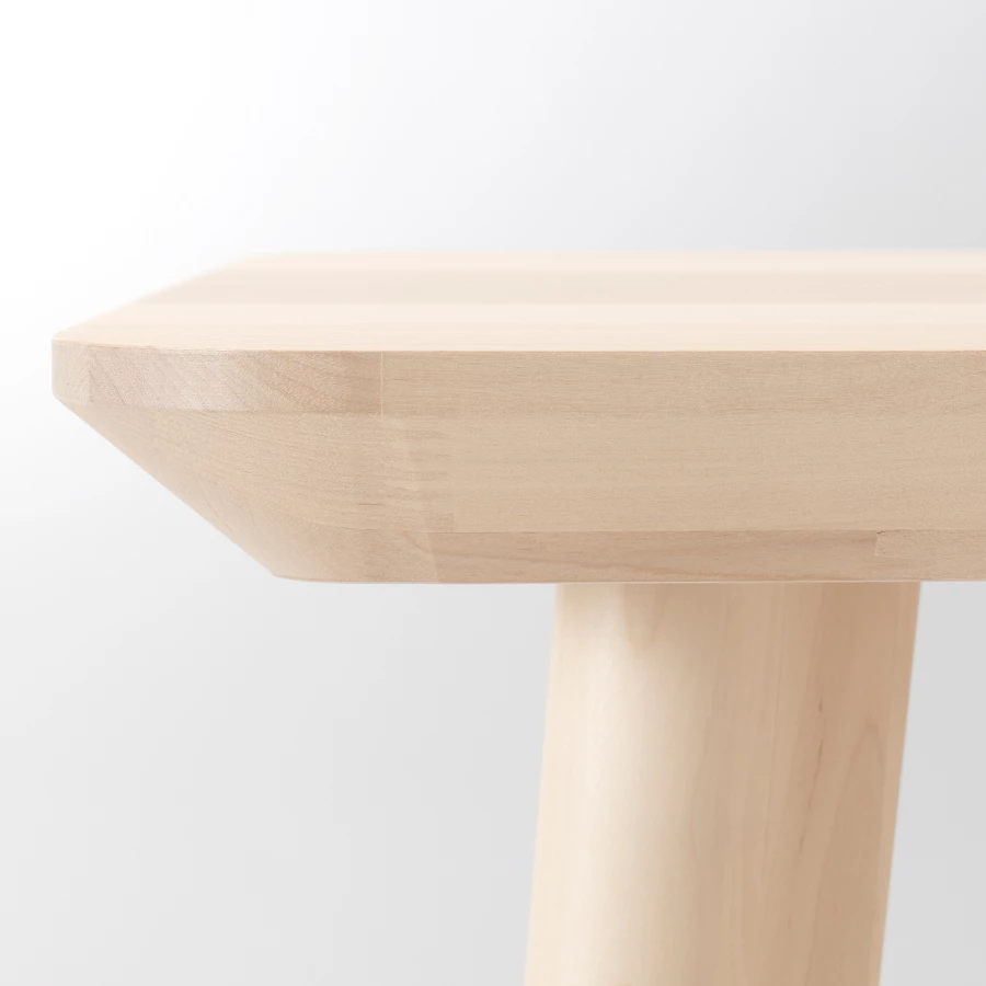 Кухонный стол - LISABO/IDOLF  IKEA/ ЛИСАБО/ИДОЛЬФ  ИКЕА, 140х78х74 см, черный/бежевый (изображение №4)
