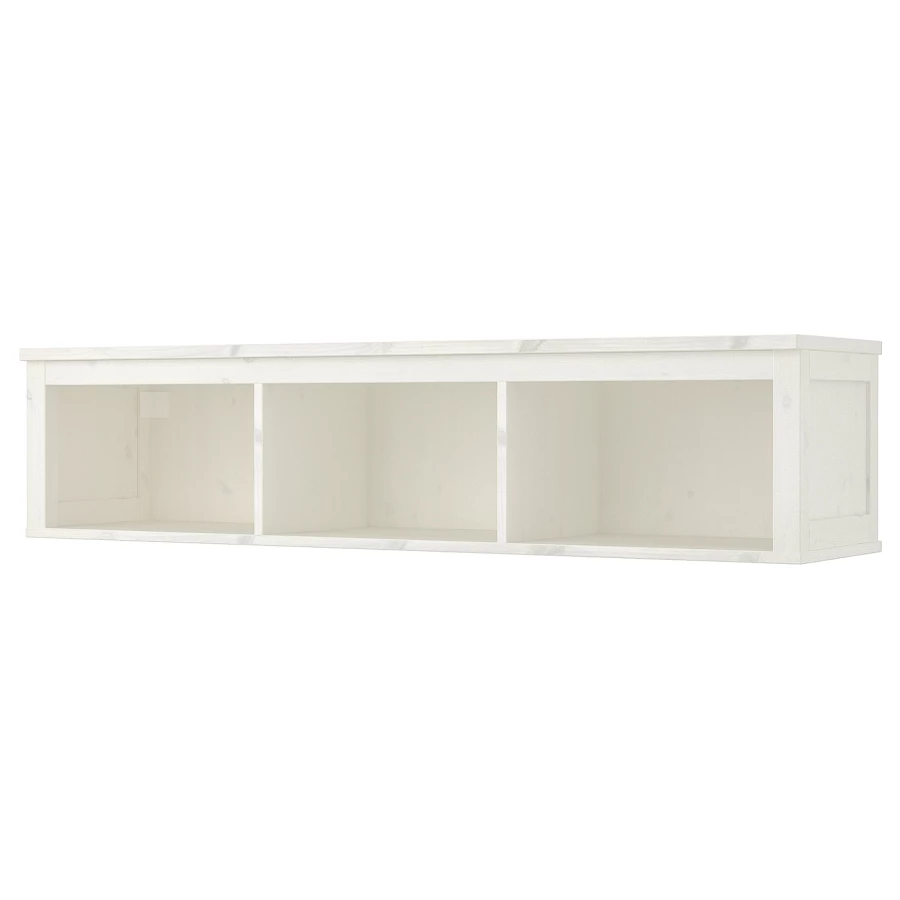 Настенная полка - HEMNES IKEA/ ХЕМНЭС ИКЕА,  148х34 см, белый (изображение №1)