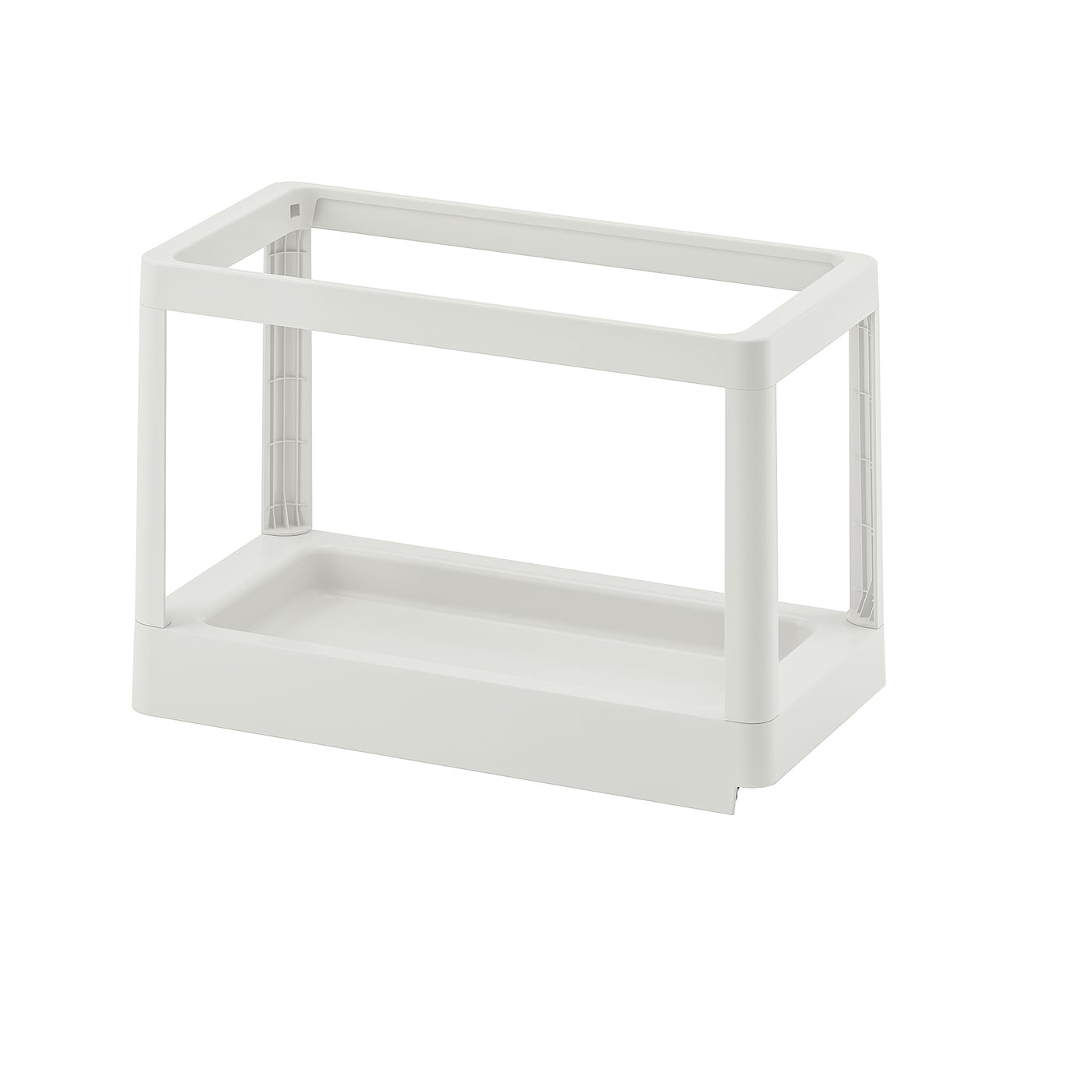 Выдвижная рамка для сортировки мусора - IKEA HÅLLBAR/HABLLAR/ХОЛЛБАР ИКЕА, 31,5х45х26,5 см, белый