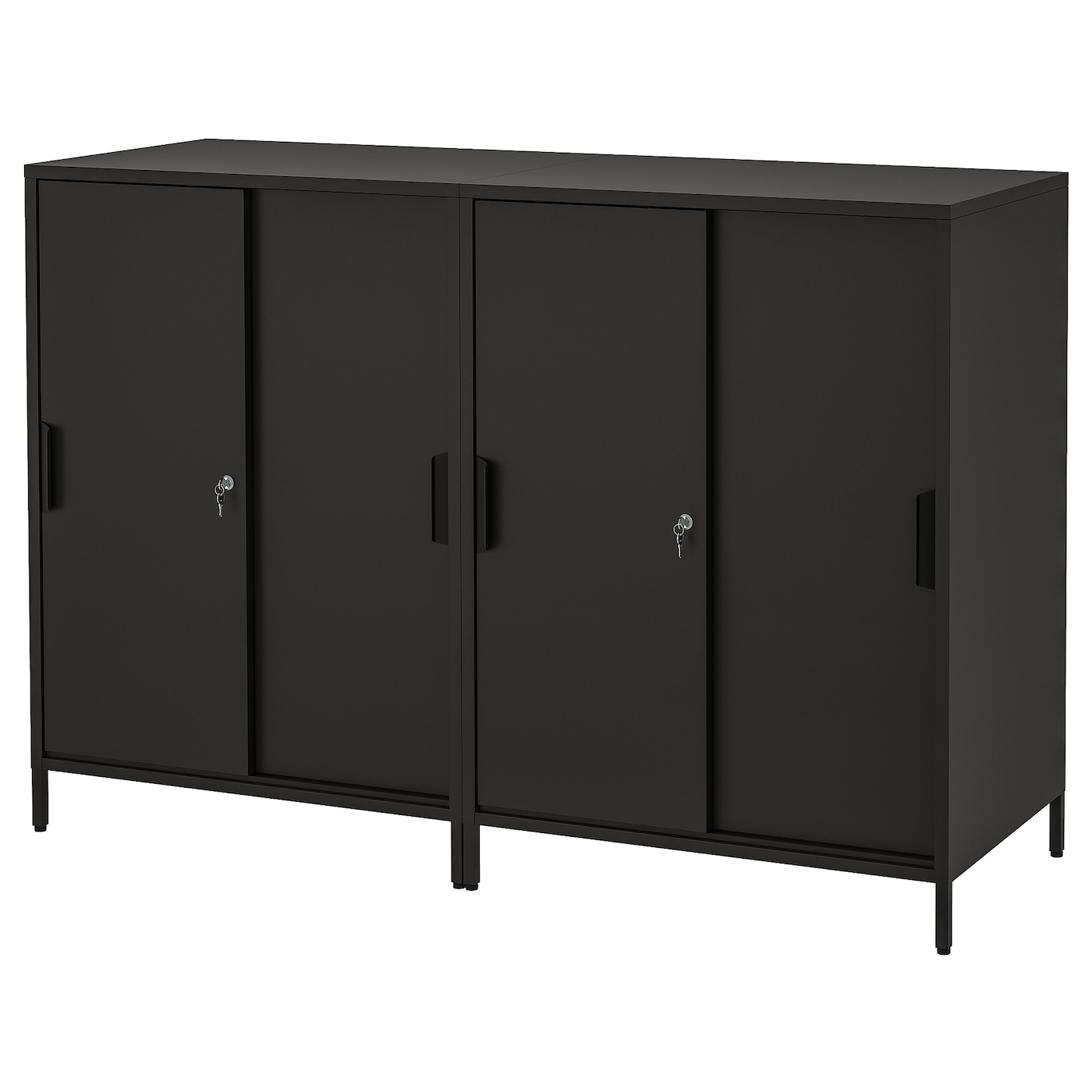 Шкаф - TROTTEN IKEA/ ТРОТТЕН ИКЕА,  160х110 см, черный