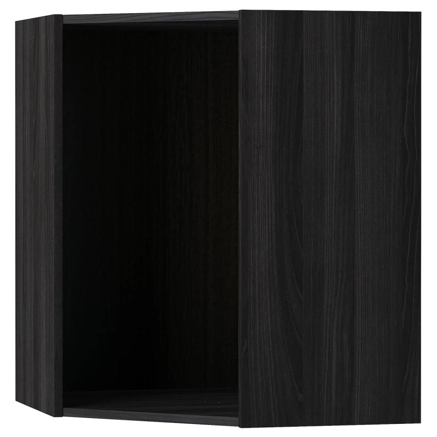 Каркас углового навесного шкафа - METOD IKEA/МЕТОД ИКЕА, 80х67,5 см, черный (изображение №1)