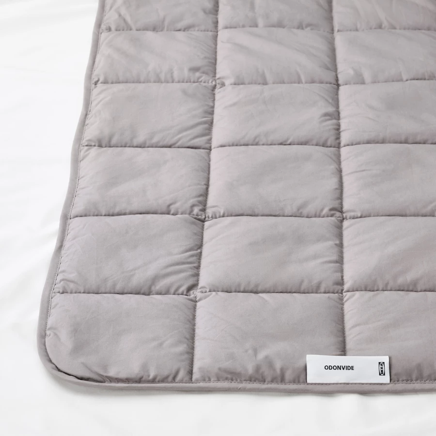 Одеяло утяжеленное - ODONVIDE IKEA/ОДОНВИДЕ  ИКЕА, 200х150 см, темно-серый (изображение №2)