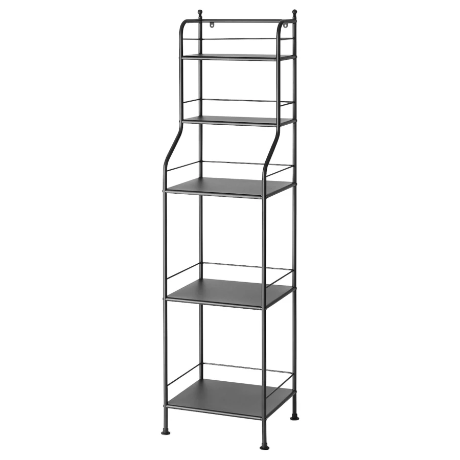 Книжный шкаф - FRÖSJÖN /FRОSJОN IKEA/ ФРЕЗЬЕН ИКЕА,  156х40 см, черный (изображение №1)