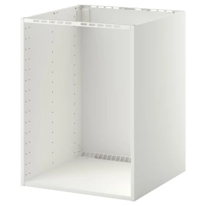 Шкаф для встроенной техники - IKEA METOD, 80x60см, белый, МЕТОД ИКЕА