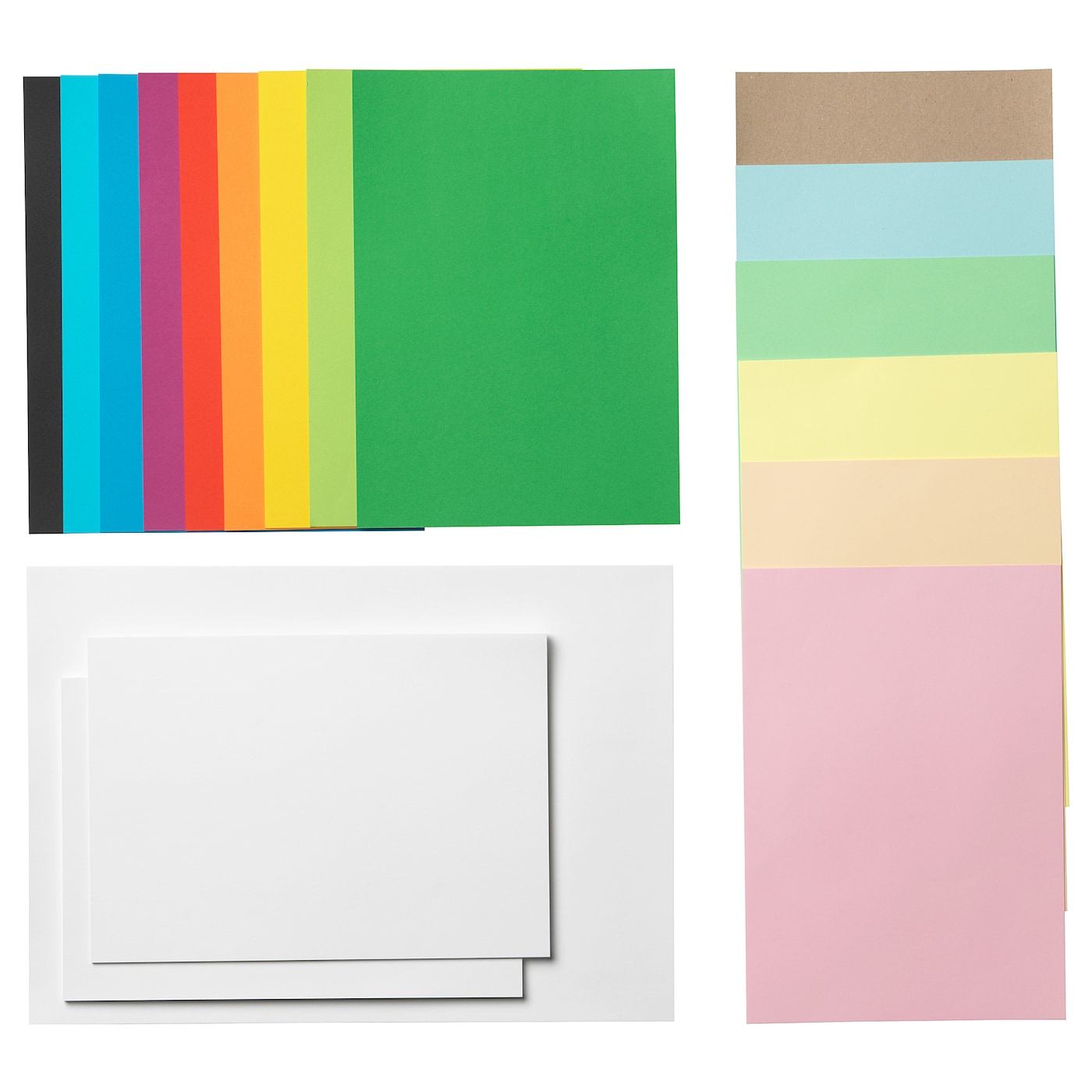 Бумага - IKEA MÅLA/MALA/МОЛА ИКЕА, 42х29,7х1,8 см, разноцветная
