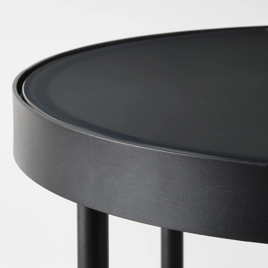 Приставной столик - IKEA FRÖTORP/FROTORP/ФРОТОРП ИКЕА, 45х48 см, черный (изображение №5)