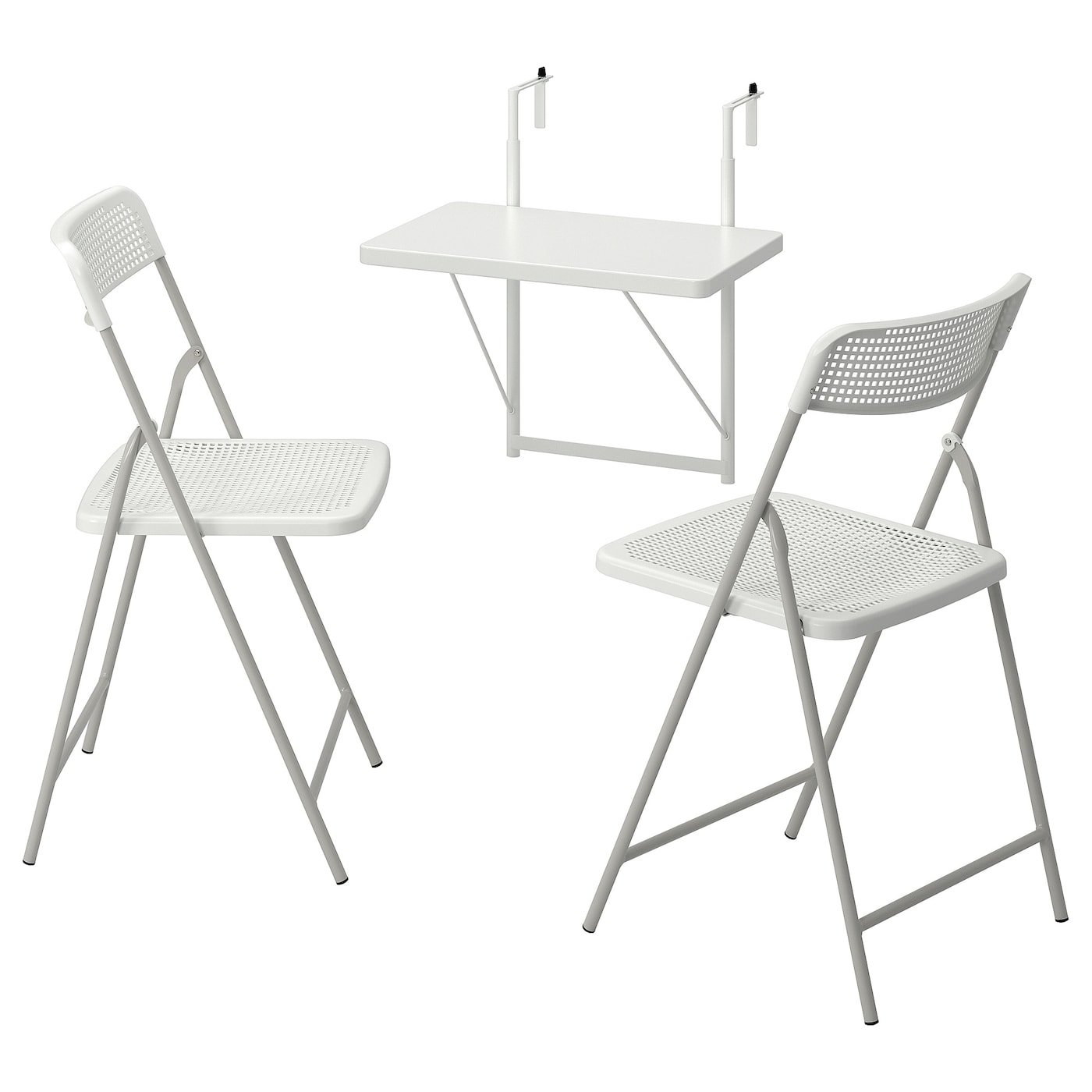 Стол раскладной пристенный+2 стула - TORPARÖ IKEA/ ТОРПАРЕ ИКЕА, 50 см, белый
