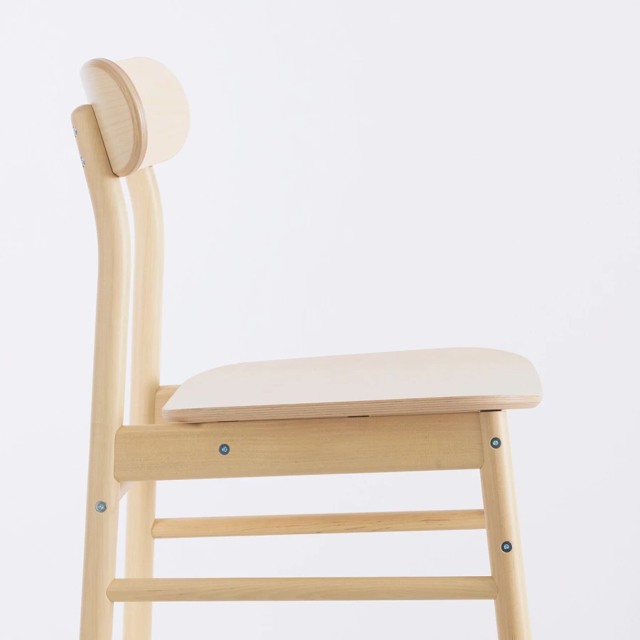 Стол и 4 стула - NORDVIKEN /RÖNNINGE / RОNNINGE IKEA/ НОРДВИКЕН/ РЕННИНГЕ ИКЕА,  152/2223х95  см, белый/ под беленый дуб (изображение №5)