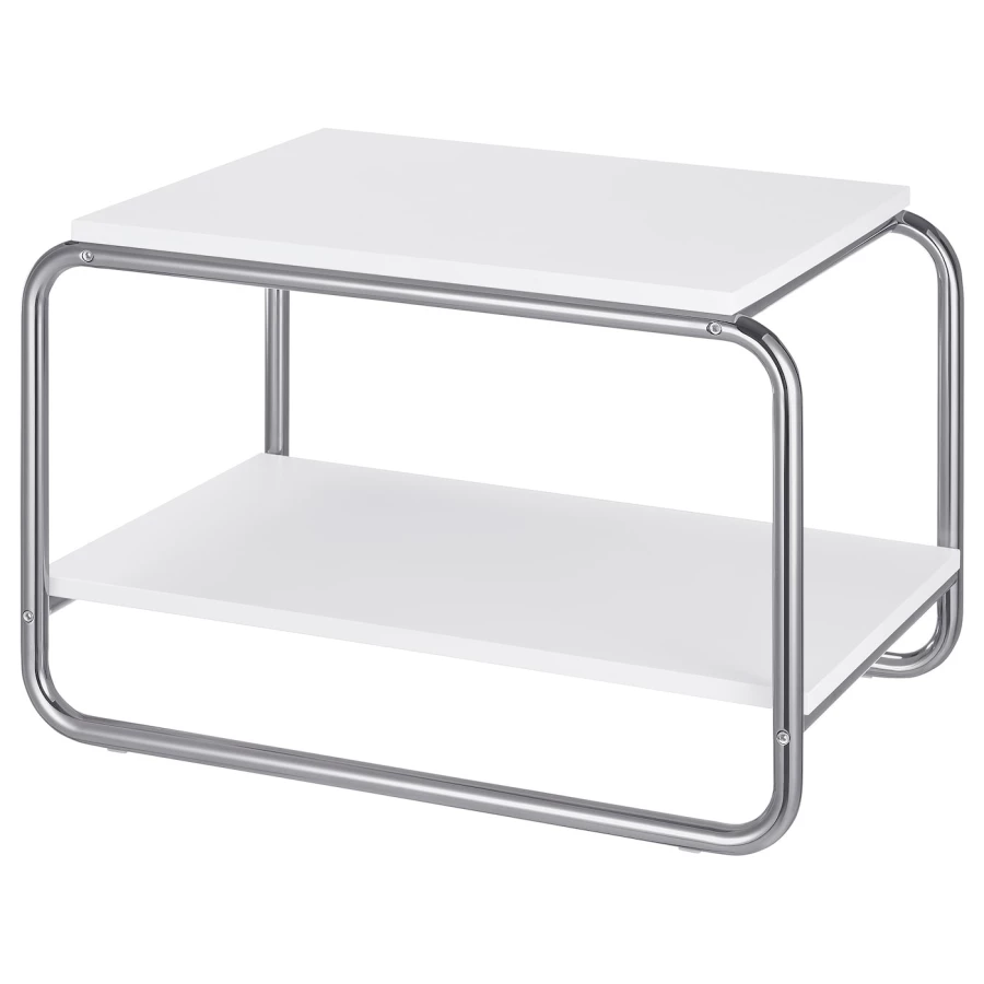 Журнальный стол - BAGGBODA  IKEA/ БАГГЕБО ИКЕА, 71х50х47 см, белый (изображение №1)
