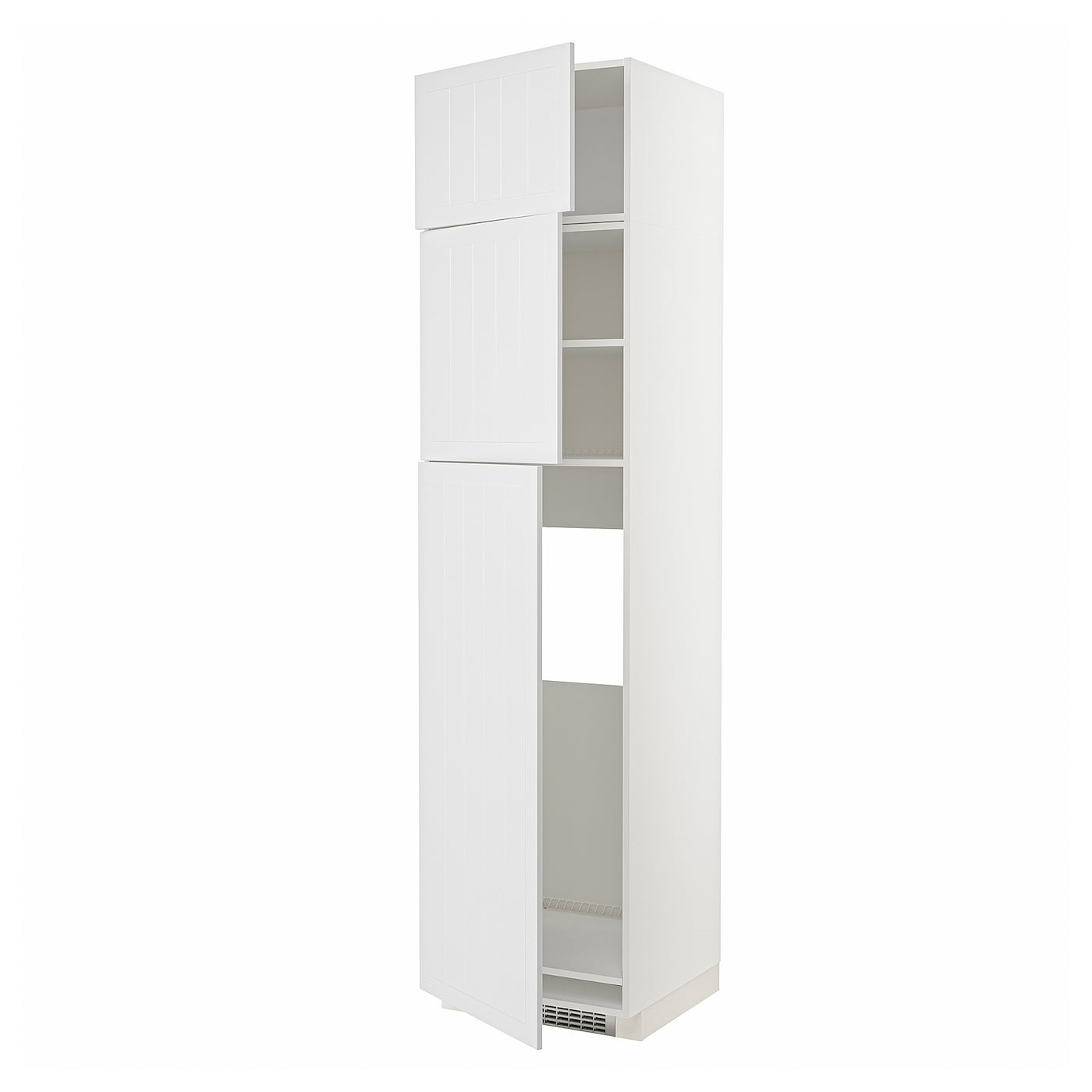Модульный шкаф - METOD IKEA/ МЕТОД ИКЕА, 248х60 см, белый