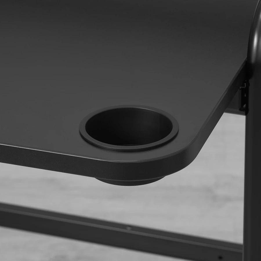 Игровой стол - IKEA FREDDE, 140х74х73 см, черный, ФРЕДДЕ ИКЕА (изображение №3)