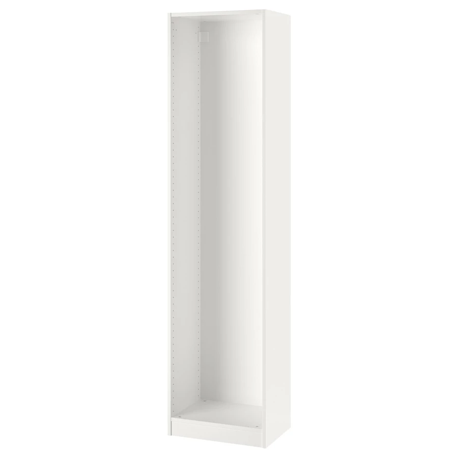 Каркас гардероба - IKEA PAX, 50x35x201 см, белый ПАКС ИКЕА (изображение №1)