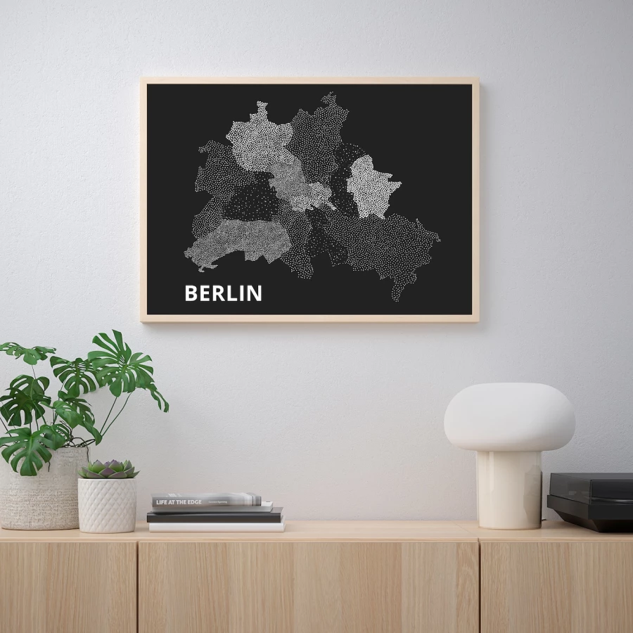 Постер - IKEA BILD, 70х50 см, «Точки, Берлин 2», БИЛЬД ИКЕА (изображение №2)