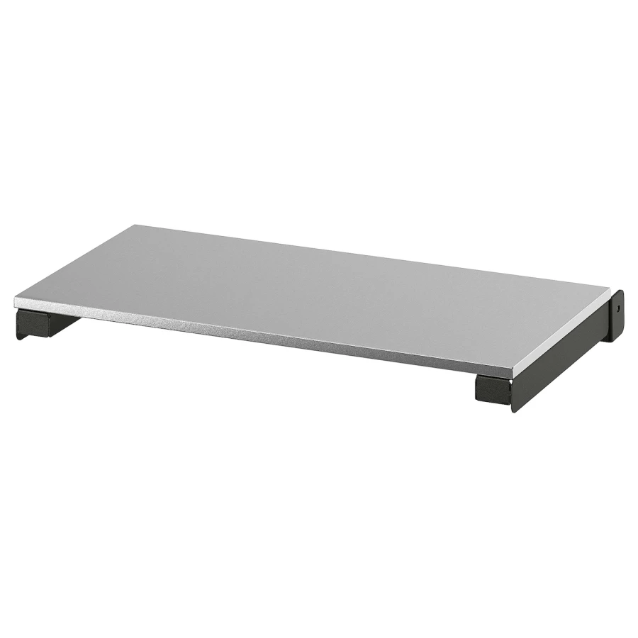 Складной приставной столик - IKEA GRILLSKÄR/GRILLSKAR/ГРИЛЛЬСКЭР ИКЕА, 30х61 см, серый (изображение №1)