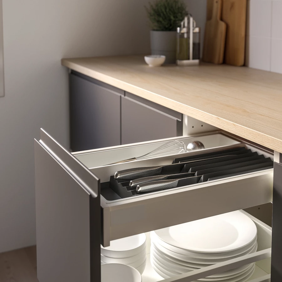Органайзер для ящика - UPPDATERA  IKEA/ УППДАТЕРА ИКЕА, 50х25 см, белый (изображение №2)