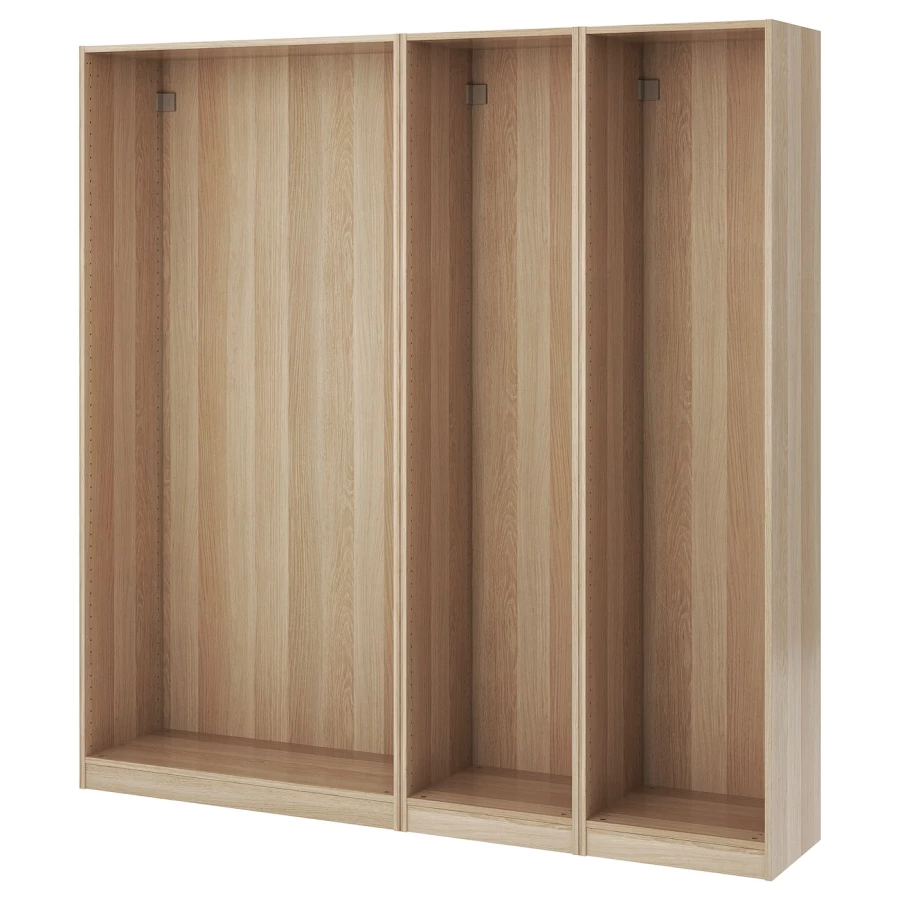 3 каркаса гардероба - PAX IKEA/ ПАКС ИКЕА, 200x35x201  см, коричневый (изображение №1)