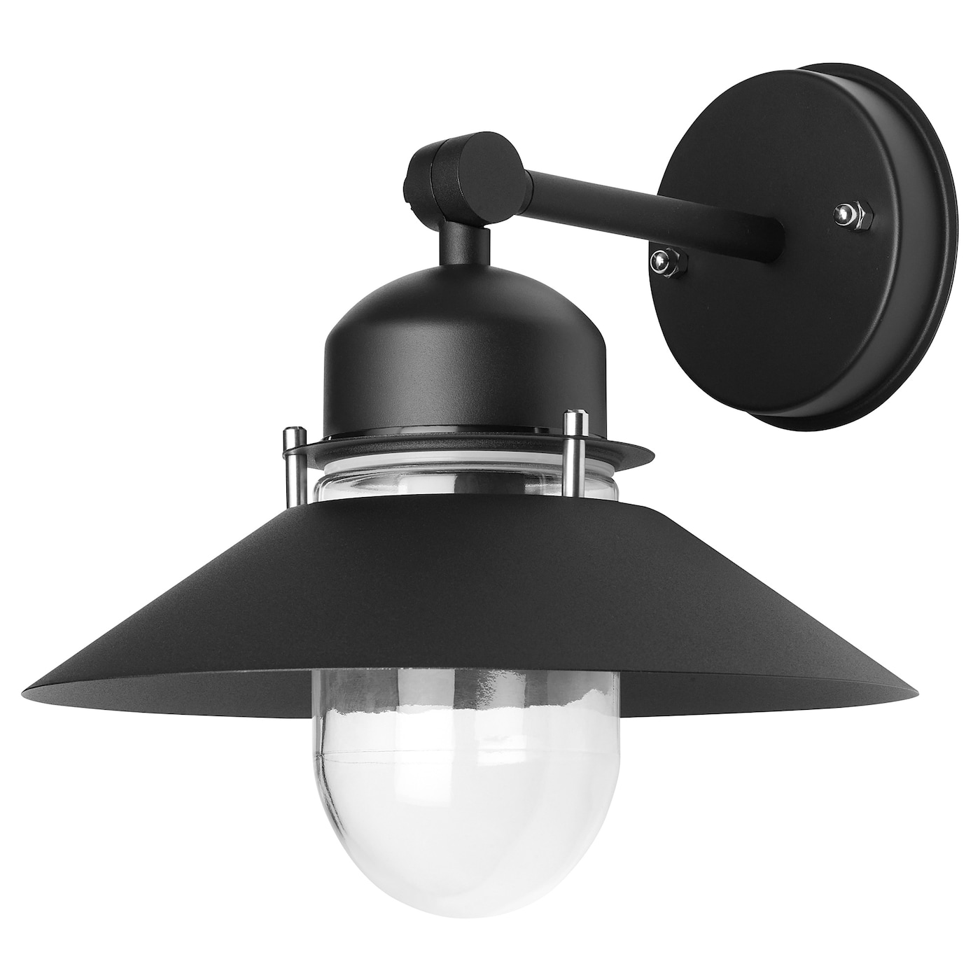Настенный светильник -  UPPLID IKEA/ УППЛИД ИКЕА, 28 см, черный