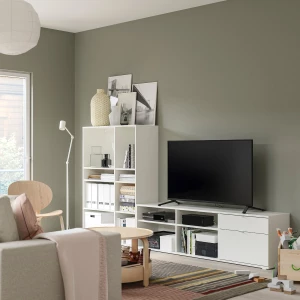 Второе фото. Комбинация для хранения - VIHALS IKEA/ ВИХАЛС ИКЕА, 140х275 см, белый