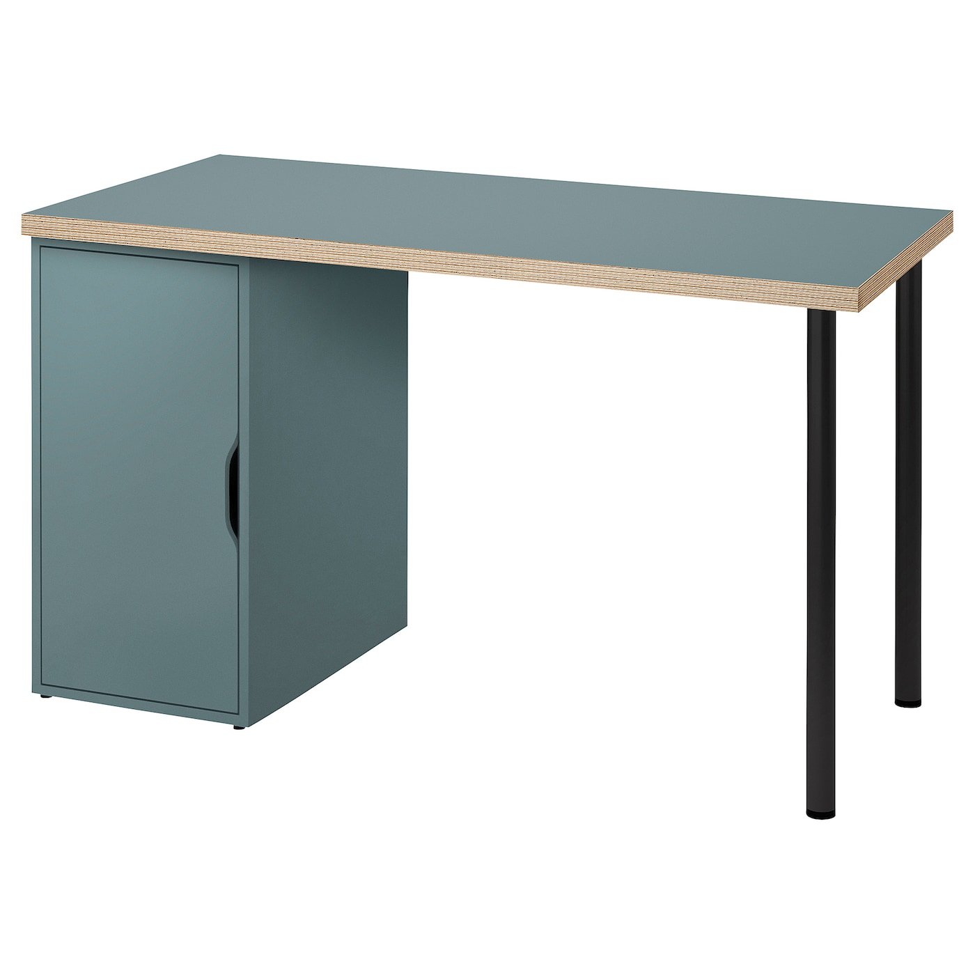 Письменный стол с ящиком - IKEA LAGKAPTEN/ALEX, 120х60 см, серый/черный, ЛАГКАПТЕН/АЛЕКС ИКЕА