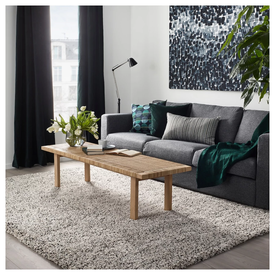 Ковер - IKEA VINDUM/ВИНДУМ ИКЕА, 230х170 см, серый (изображение №5)