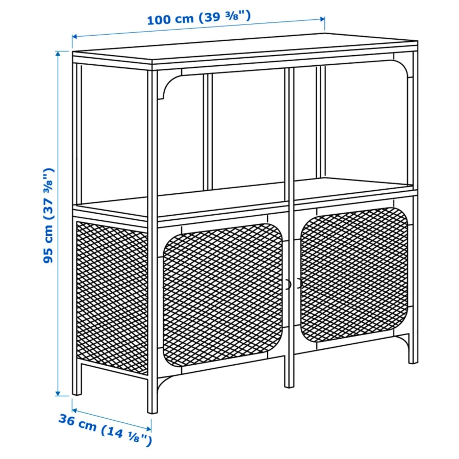 Стеллаж ФЬЕЛЛЬБО ikea