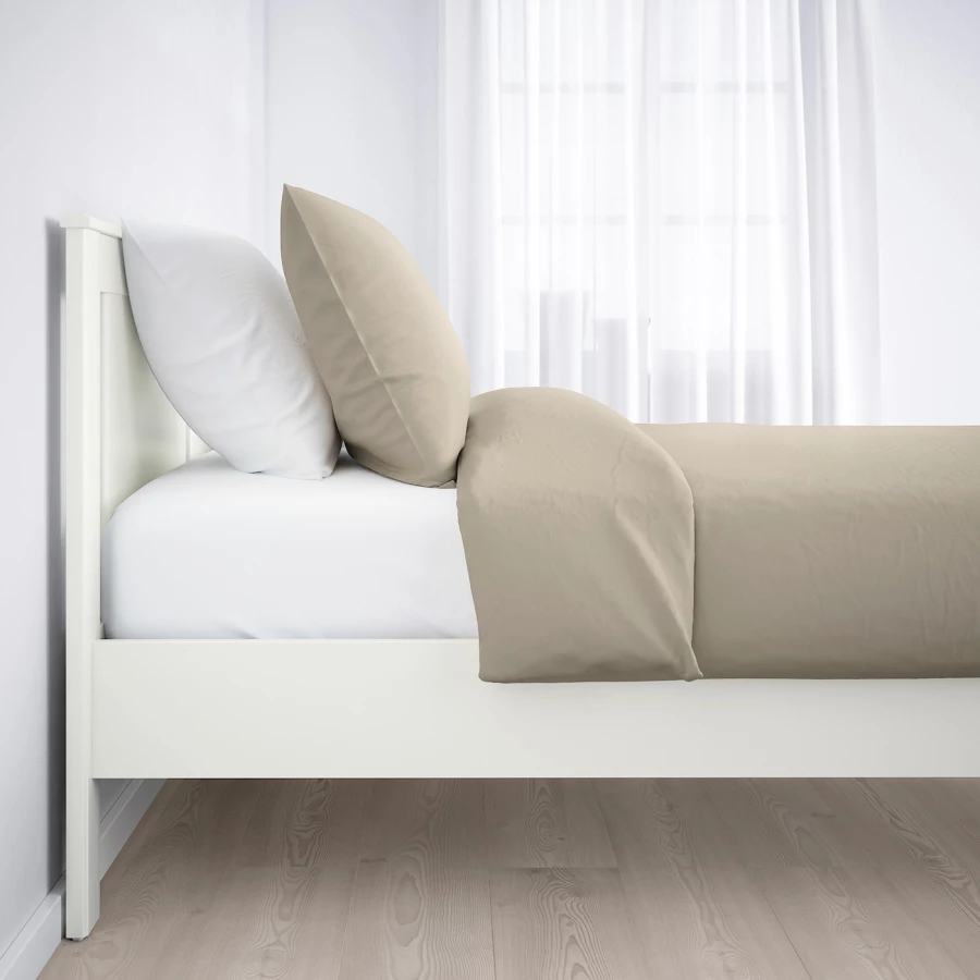 Комбинация мебели для спальни - IKEA SONGESAND, 200x140см, белый, СОНГЕСАНД ИКЕА (изображение №3)
