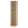 Дополнительный угловой шкаф с 4 полками - IKEA PAX/ПАКС ИКЕА, 53x58x236 см, под беленый дуб