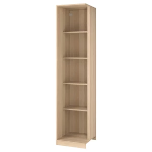 Дополнительный угловой шкаф с 4 полками - IKEA PAX/ПАКС ИКЕА, 53x58x236 см, под беленый дуб