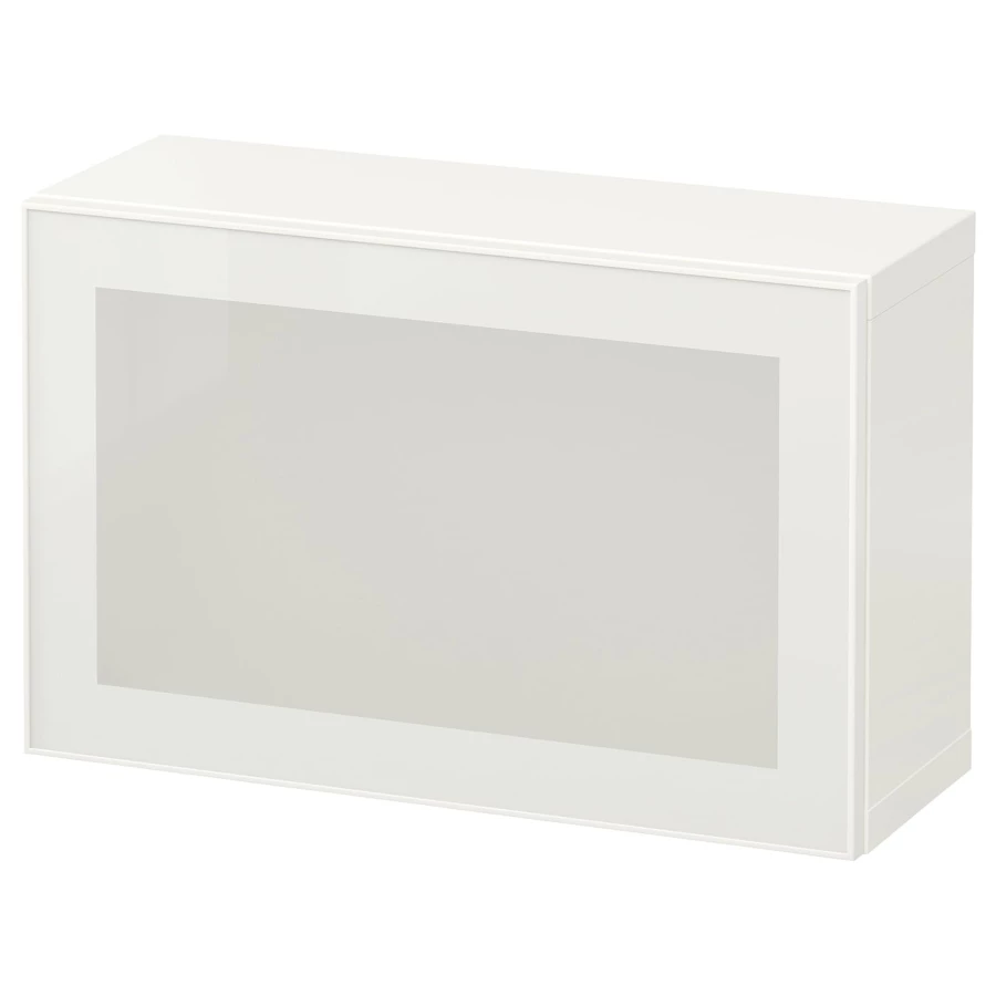Настенный шкаф - BESTÅ / BESTА IKEA/  БЕСТА ИКЕА,  60х38 см, белый (изображение №1)