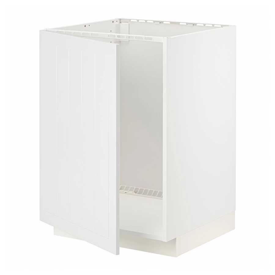 Шкаф под раковину - METOD IKEA/ МЕТОД ИКЕА, 88х60 см, белый (изображение №1)