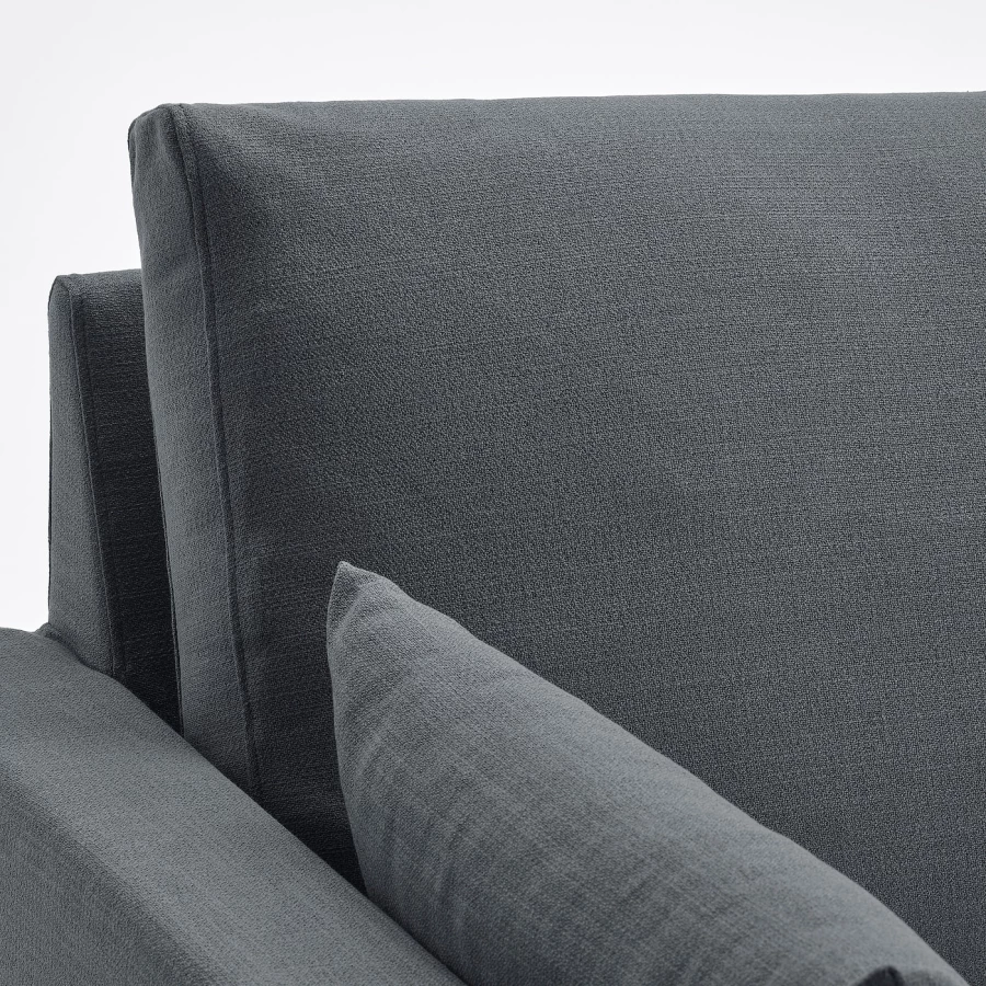 4-местный угловой диван - IKEA HYLTARP, 93x264см, серый, ХИЛТАРП ИКЕА (изображение №4)