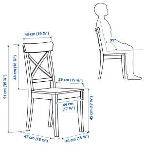Второе фото. ROSENTORP Стул ИКЕА